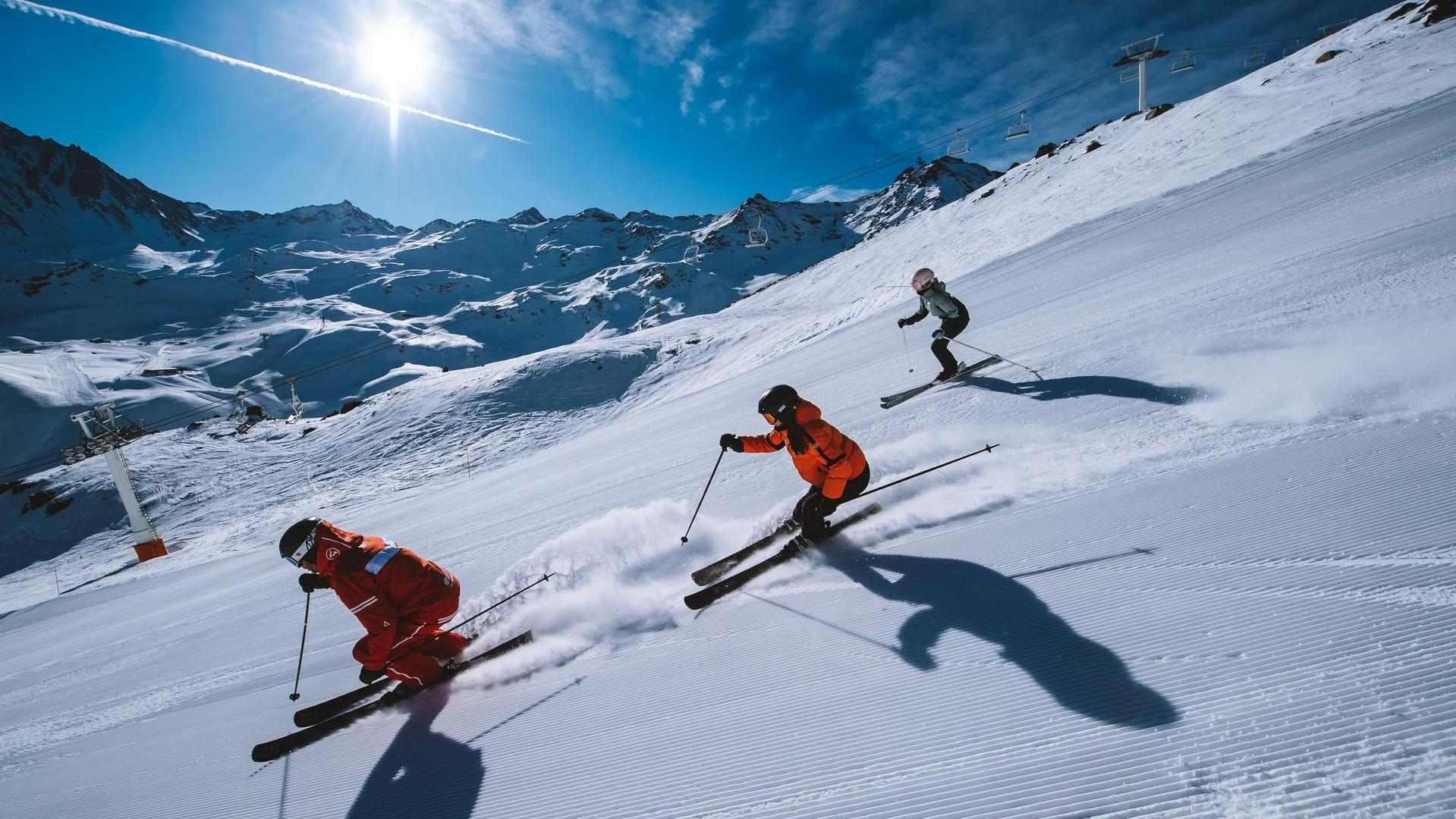 Trineo Cosmojet en Val Thorens: la pista más larga del mundo