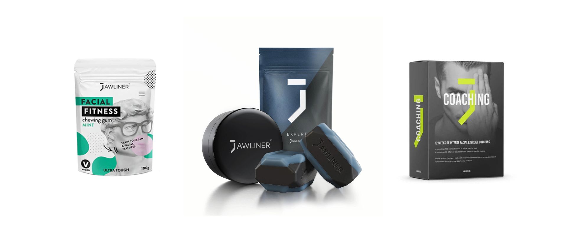 Jawliner 3.0 ProPack + Coaching + ChicleJawliner: el mejor entrenamiento de mandíbulas